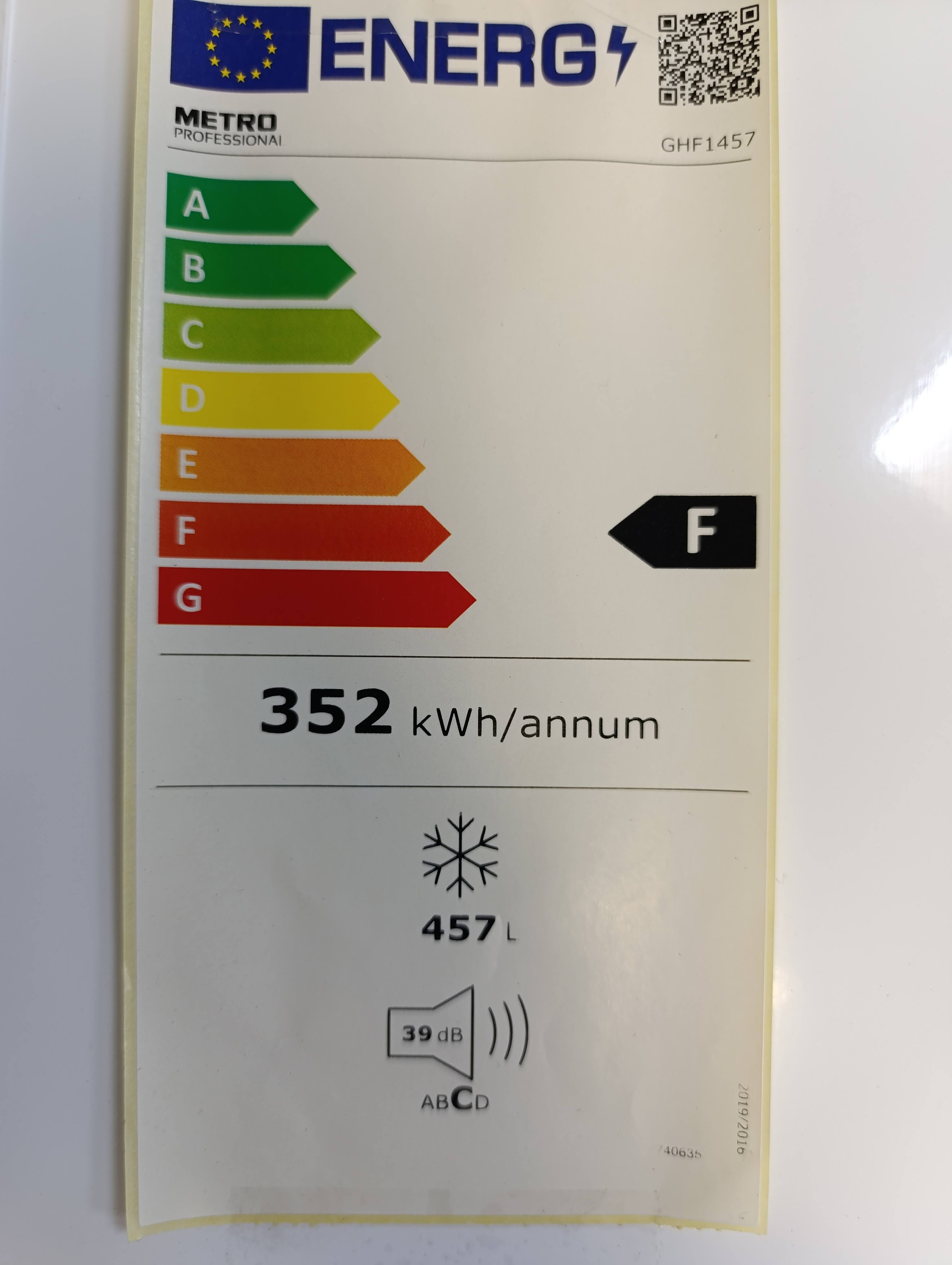 Zamrzivač sandučar Metro profesional  GHF1457 , 457 L